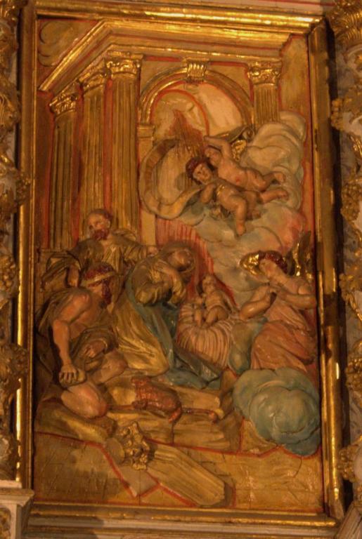 Retable de la chapelle du Rosaire - La Nativité