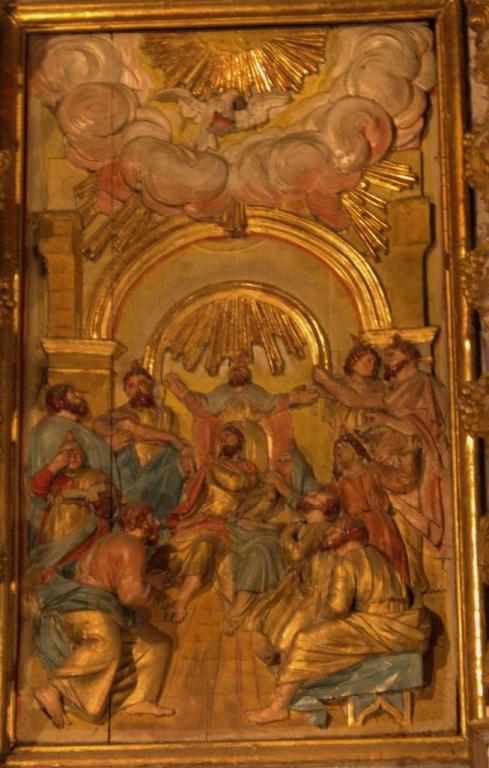 Retable de la chapelle du Rosaire - La Pentecôte