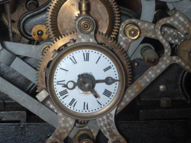 Mécanisme de l'horloge de l'église