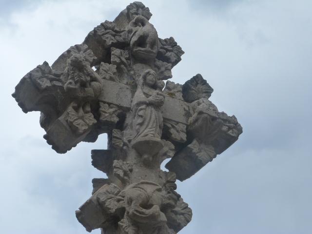 Croix gotique - Place del Ram -Détail