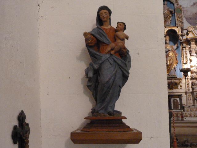 Vierge à l'enfant, restaurée en 2014