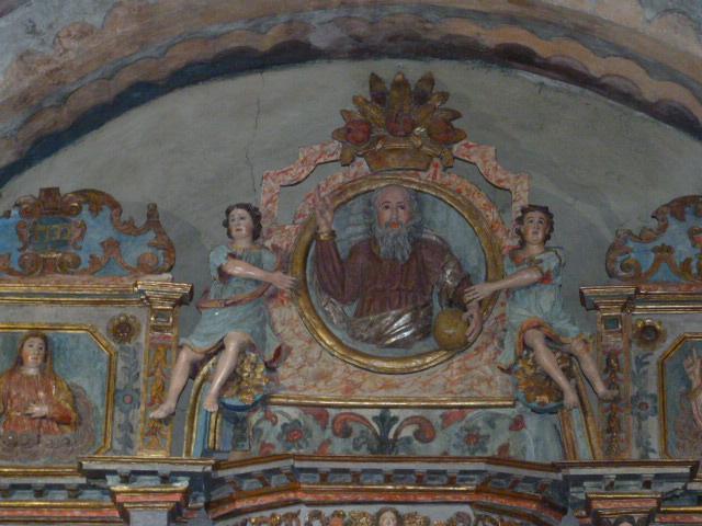 Chapelle de la Trinité - Détail du retable du Maitre autel